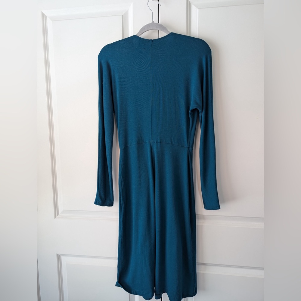 Reformation Carter Dress Teal (Size S) - Picture 4 of 10